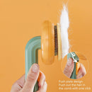 Cat Comb Remove Floating Hair Dog Comb(Yellow)