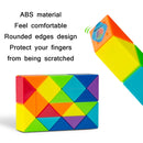 Children Puzzle Toy Color Variety Segment Magic Ruler, Spec: Macaron-72Sections