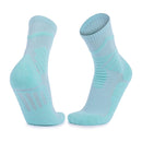 Men Basketball Socks Shock Absorption Mid-Tube Sports Socks, Size: Free Size(Light Blue)
