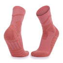 Men Basketball Socks Shock Absorption Mid-Tube Sports Socks, Size: Free Size(Watermelon Red)