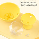 STR0267 Eggshell Rolling Tumbler Cat Dog Feeding(Pink)