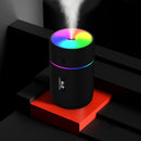 Colorful Cup Humidifier USB Mini Car Air Purifier(Black)