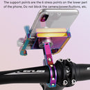 GUB Plus 12 Mountain Bike Aluminum Alloy Electric Plated Colorful Mobile Phone Frame(Colorful)