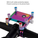 GUB Plus 12 Mountain Bike Aluminum Alloy Electric Plated Colorful Mobile Phone Frame(Colorful)