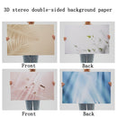 2 PCS 3D Stereo Double-Sided Photography Background Paper(Quiet Life)