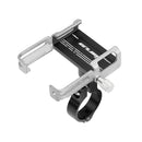GUB P20 Mountain Bike Aluminum Alloy Mobile Phone Bracket(Black Silver)