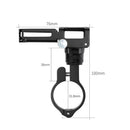GUB P20 Mountain Bike Aluminum Alloy Mobile Phone Bracket(Black)
