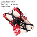 GUB P20 Mountain Bike Aluminum Alloy Mobile Phone Bracket(Titanium Color)