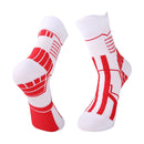 2 Pairs Thick Towel Bottom Tube Socks Elite Basketball Socks, Size: Free Size(Red)