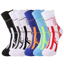 2 Pairs Thick Towel Bottom Tube Socks Elite Basketball Socks, Size: Free Size(Sky Blue)