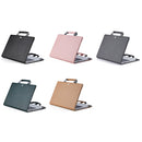 Book Style Laptop Protective Case Handbag For Macbook 14 inch(Black)