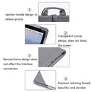 Book Style Laptop Protective Case Handbag For Macbook 14 inch(Black)