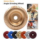 Woodworking Sanding Plastic Stab Discs Hard Round Grinding Wheels For Angle Grinders, Specification: 100mm Black Curved