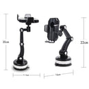 X-0566 Big Suction Cup Car Phone Holder Center Console Phone Holder(Black Green)