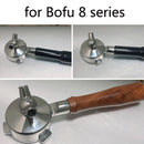 DZ-1 Stainless Steel Coffee Machine With Bottom Handle For Bofu 8 Series, Style: Plastic Double Mouth