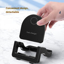 KH-18 15W Vertical Wireless Fast Charger with Phone Holder(White)