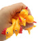 40 PCS Stretching Finger Ejection Turkey Sticky Tricky Toy(Yellow)