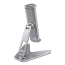 Boneruy P15 Metal Chuck Double-Shaft Folding Tablet Phone Holder(Silver)