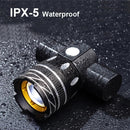 7602 LED USB Charging Telescopic Zoom Bicycle Front Light, Specification: Headlight + 928 Taillight