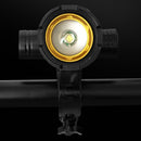 7602 LED USB Charging Telescopic Zoom Bicycle Front Light, Specification: Headlight + 918 Taillight