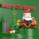 SEMBO Cartoon Cute Christmas Blocks Kids Toys, Style: Reindeer Car