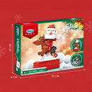 SEMBO Cartoon Cute Christmas Blocks Kids Toys, Style: Reindeer Music Box