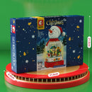 SEMBO Cartoon Cute Christmas Blocks Kids Toys, Style: Snowman Cottage