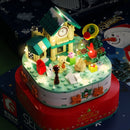 SEMBO Cartoon Cute Christmas Blocks Kids Toys, Style: Snowman Cottage