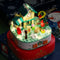 SEMBO Cartoon Cute Christmas Blocks Kids Toys, Style: Snowman Cottage