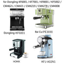 DL-1 Zinc Alloy Coffee Maker Bottomless Handle For Dongling, Style: Plastic