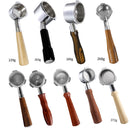 DL-1 Zinc Alloy Coffee Maker Bottomless Handle For Dongling, Style: Red Gem Curved