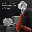 DL-1 Zinc Alloy Coffee Maker Bottomless Handle For Dongling, Style: Red Gem Without Buckle