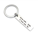 10 PCS C1010 Drive Safe Stainless Steel Tag Keychain 10x40mm(DAD)