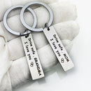 10 PCS C1010 Drive Safe Stainless Steel Tag Keychain 10x40mm(Grand Pa)