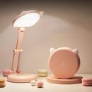 WH-C17 Cat Ear Folding Touch Charging Desk Lamp, Specification: Ear Type 2400mAh