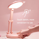 WH-C17 Cat Ear Folding Touch Charging Desk Lamp, Specification: Ear Type 2400mAh