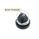 10 PCS Small Waterproof Self-Reset Button Switch(Black)