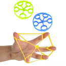 3 PCS Finger Flexion And Extension Rehabilitation Training Equipment Finger Puller(10 Pounds Yellow)