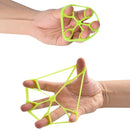 3 PCS Finger Flexion And Extension Rehabilitation Training Equipment Finger Puller(10 Pounds Yellow)