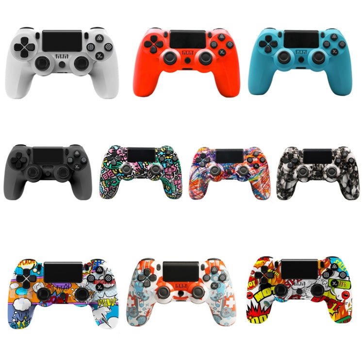 Wireless Bluetooth Game Controller Gamepad With Light For PS4, Color: Cloud