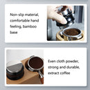 ENB-11 51mm Stainless Steel Coffee Cloth Powder Dispenser Coffee Machine Handle Universal, Colour: One Word Double Head Bright Black