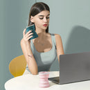 AK1313 320ml Portable Silicone Folding Water Cup With Lid(Gray)