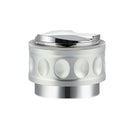 YK33258 Stainless Steel Double-Ended Coffee Cloth Dispenser, Size: 51mm(Silver Finger Buckle Type)