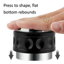 YK33258 Stainless Steel Double-Ended Coffee Cloth Dispenser, Size: 58.5mm(Black Multilateral Type)