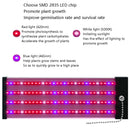 LED Growth Lamp Full Spectrum Plant Light Tube, Style: Large Four Rows 100cm(EU Plug)