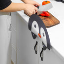 5 PCS XX61 Kitchen Sink Suction Cup Type Water Baffle(Little Penguin)