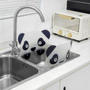 5 PCS XX61 Kitchen Sink Suction Cup Type Water Baffle(Panda)