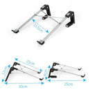 Aluminum Alloy Foldable Lifting Heat Dissipation Bracket For Laptop(White)