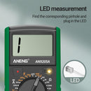 ANENG Automatic High-Precision Intelligent Digital Multimeter, Specification: AN9205A(Orange)