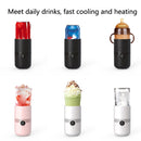 CZ03 Car Hot And Cold Cup Warm Milk Cup(White)